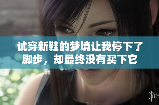 试穿新鞋的梦境让我停下了脚步，却最终没有买下它