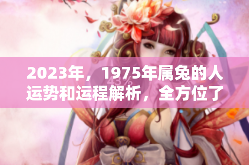 2023年，1975年属兔的人运势和运程解析，全方位了解未来发展趋势