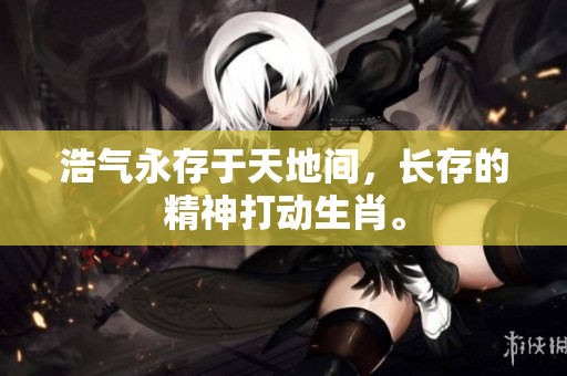 浩气永存于天地间，长存的精神打动生肖。