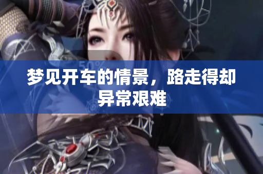 梦见开车的情景，路走得却异常艰难