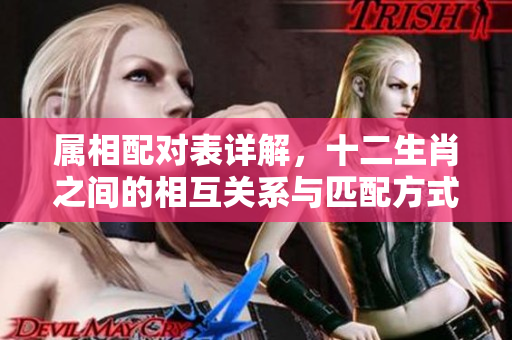 属相配对表详解，十二生肖之间的相互关系与匹配方式