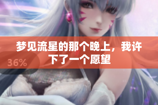 梦见流星的那个晚上，我许下了一个愿望