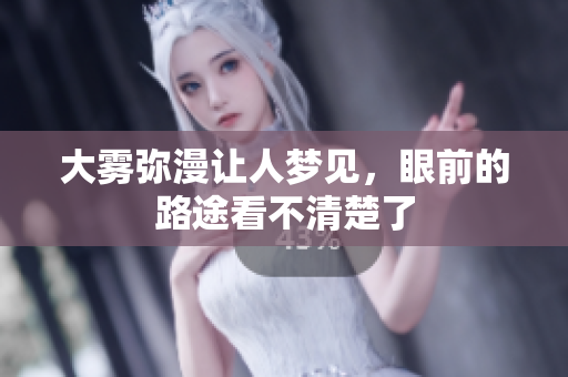 大雾弥漫让人梦见，眼前的路途看不清楚了