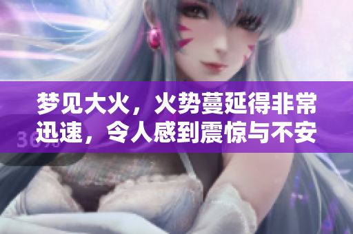 梦见大火，火势蔓延得非常迅速，令人感到震惊与不安