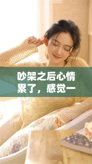 吵架之后心情累了，感觉一切都变得十分疲惫与无奈。