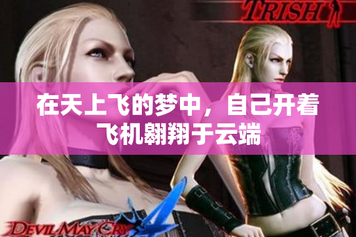 在天上飞的梦中，自己开着飞机翱翔于云端