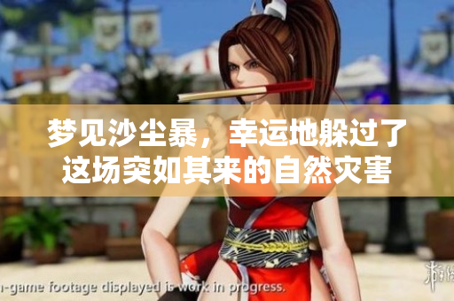 梦见沙尘暴，幸运地躲过了这场突如其来的自然灾害