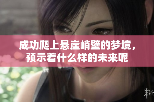 成功爬上悬崖峭壁的梦境，预示着什么样的未来呢