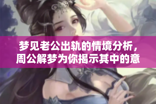 梦见老公出轨的情境分析，周公解梦为你揭示其中的意义