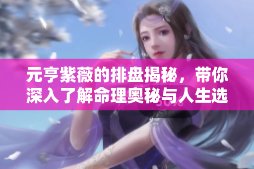 元亨紫薇的排盘揭秘，带你深入了解命理奥秘与人生选择