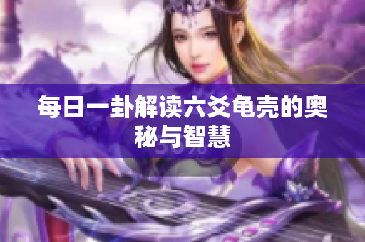 每日一卦解读六爻龟壳的奥秘与智慧