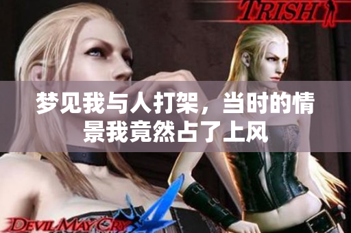 梦见我与人打架，当时的情景我竟然占了上风