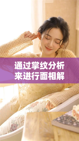 通过掌纹分析来进行面相解读，揭示你人生的秘密与未来走势
