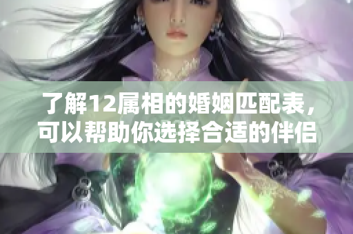 了解12属相的婚姻匹配表，可以帮助你选择合适的伴侣吗