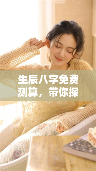 生辰八字免费测算，带你探秘八字运势之奥妙
