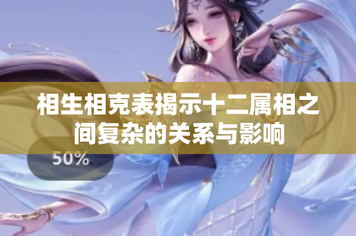 相生相克表揭示十二属相之间复杂的关系与影响