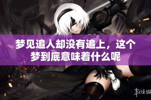 梦见追人却没有追上，这个梦到底意味着什么呢