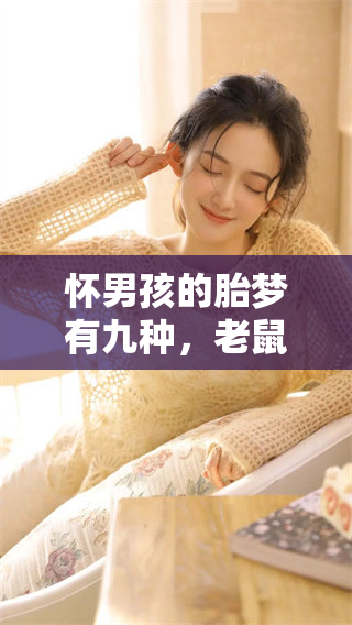 怀男孩的胎梦有九种，老鼠是其中最准确的一个梦境
