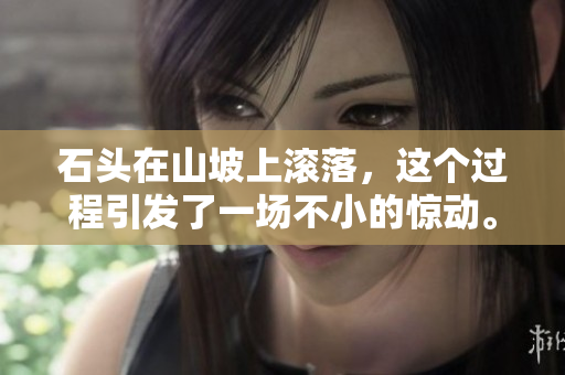 石头在山坡上滚落，这个过程引发了一场不小的惊动。