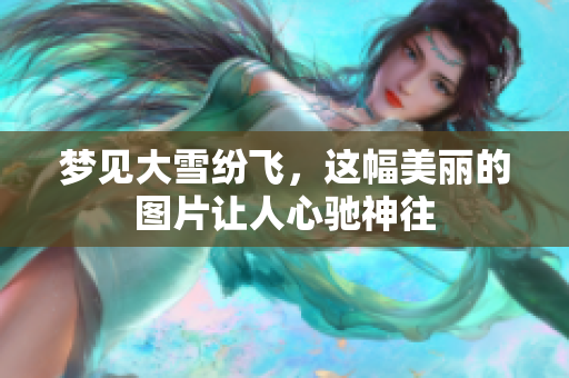 梦见大雪纷飞，这幅美丽的图片让人心驰神往