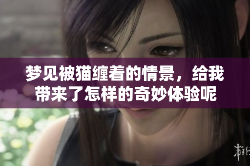 梦见被猫缠着的情景，给我带来了怎样的奇妙体验呢